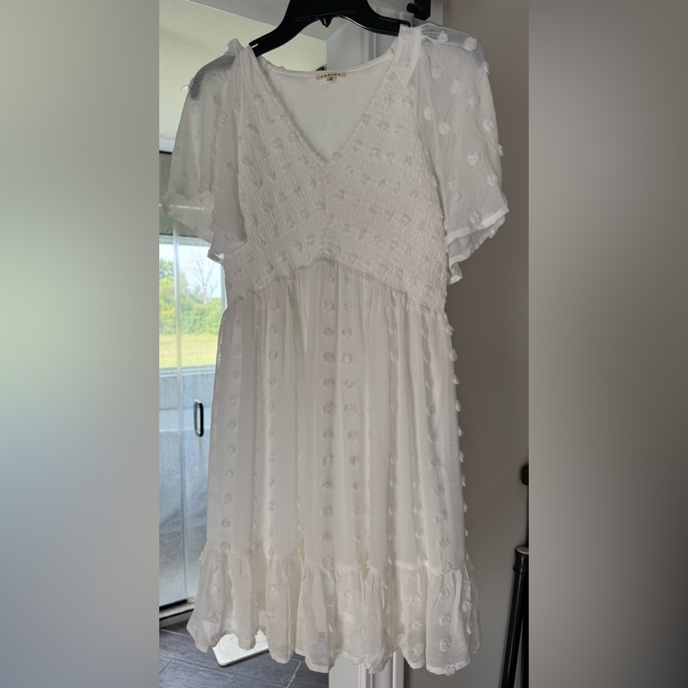 JODIFL White Textured Dress